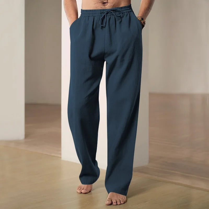 Pantalon en lin Ibiza