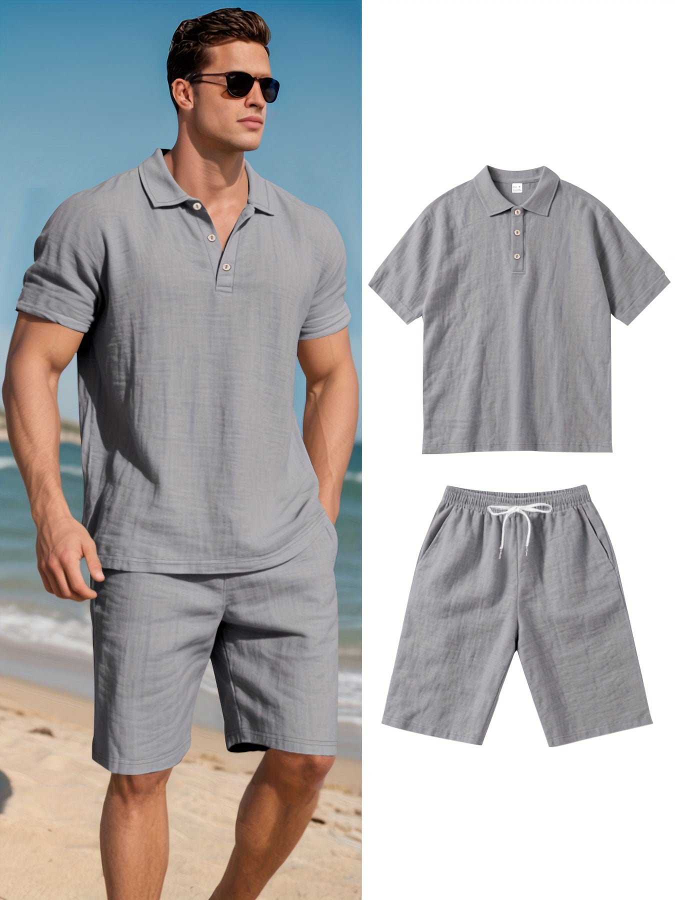 Ensemble pour hommes en lin