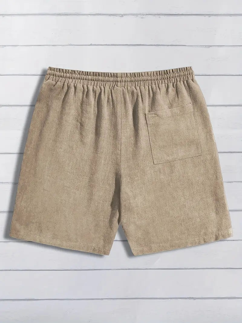 Short en lin décontracté