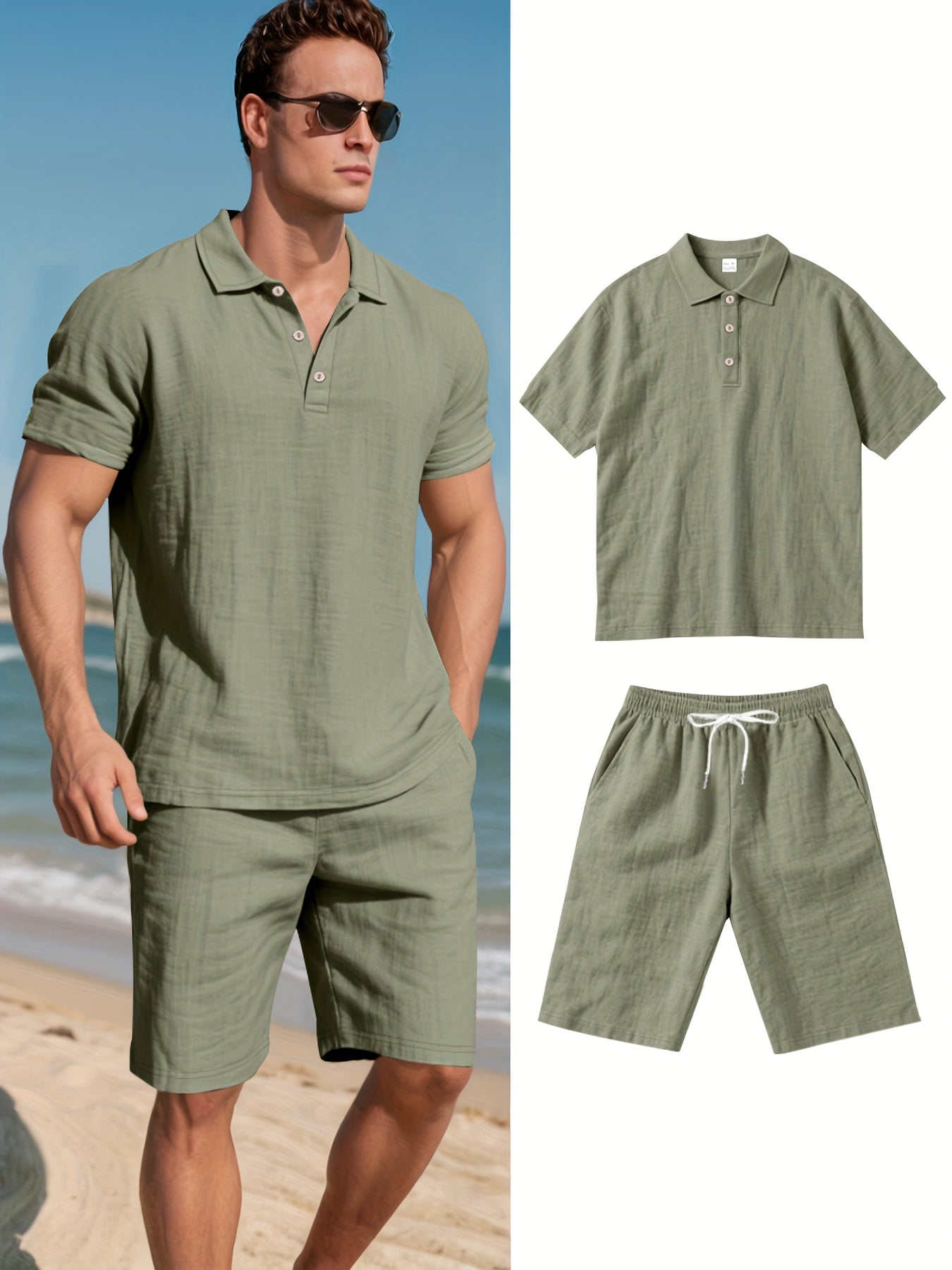 Ensemble pour hommes en lin