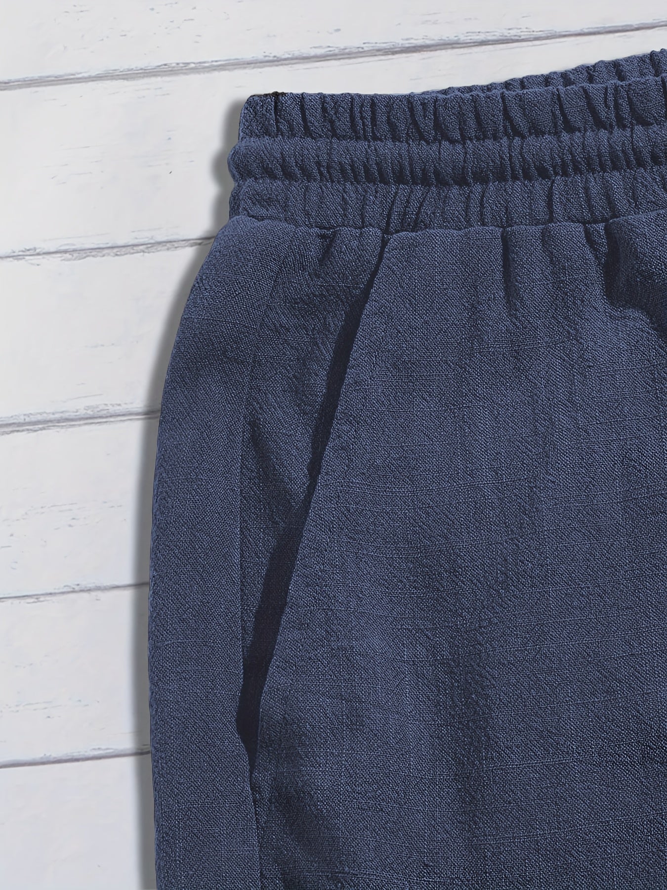 Short en lin décontracté