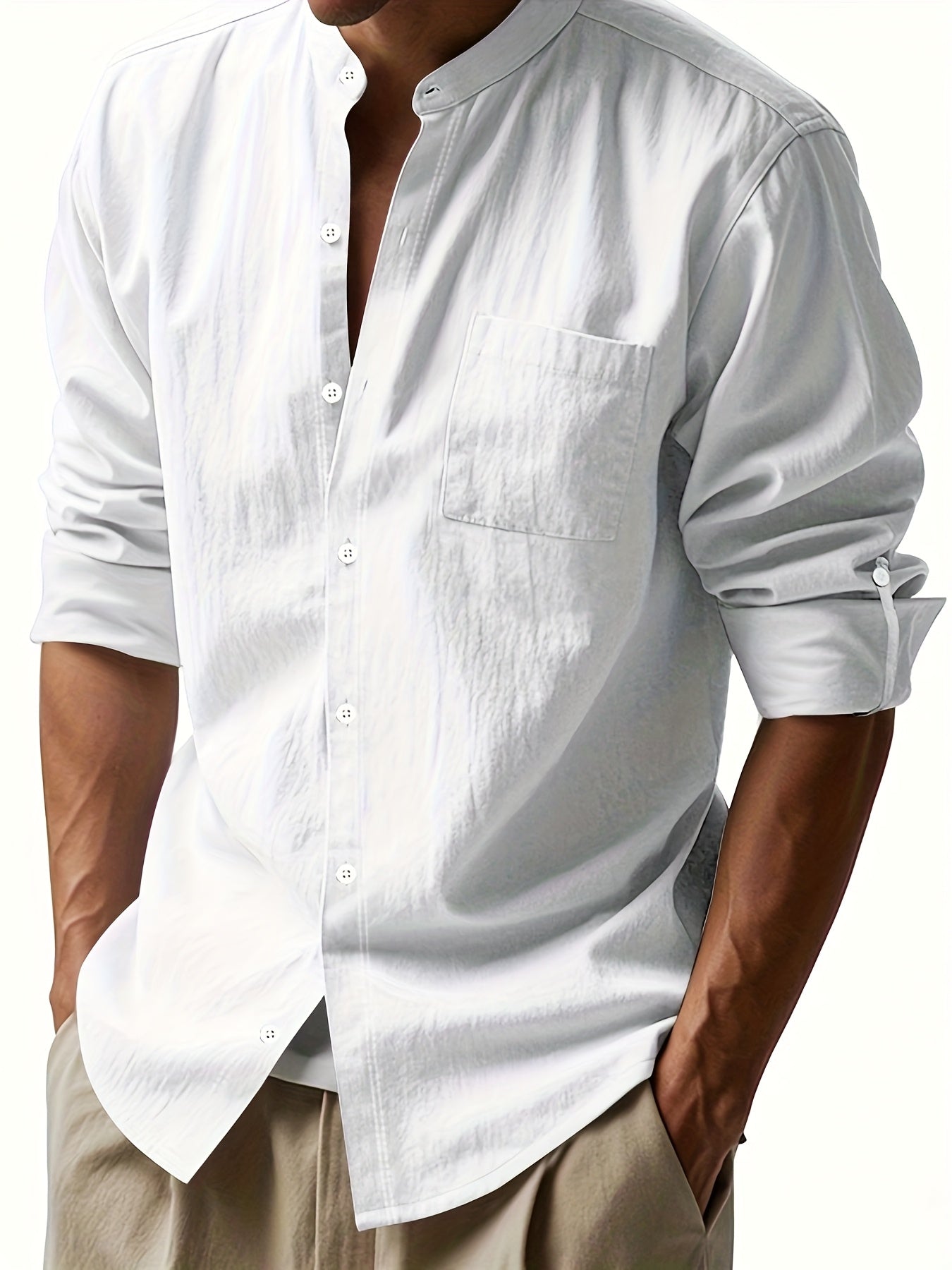 Chemise en lin élégante