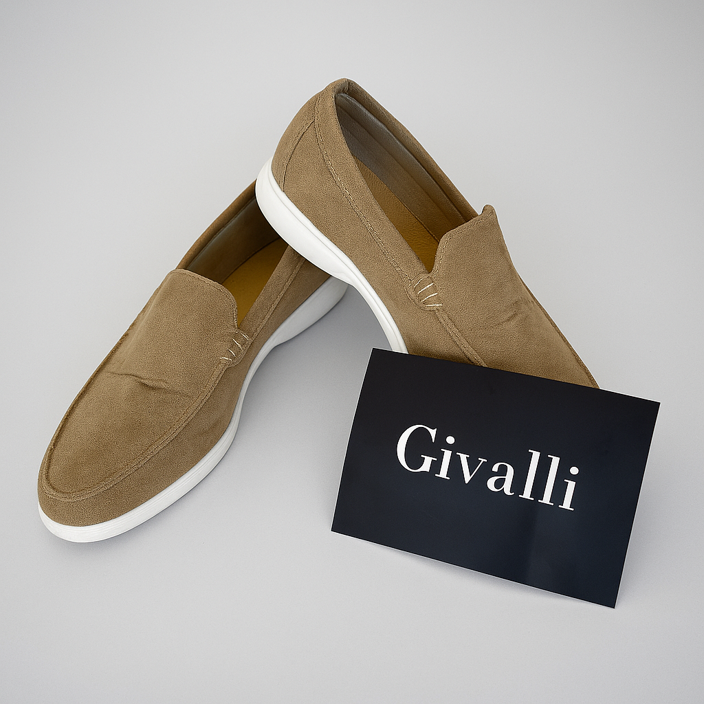 Mocassins élégants en daim