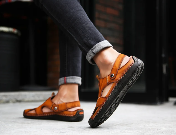 Sandales en cuir classiques