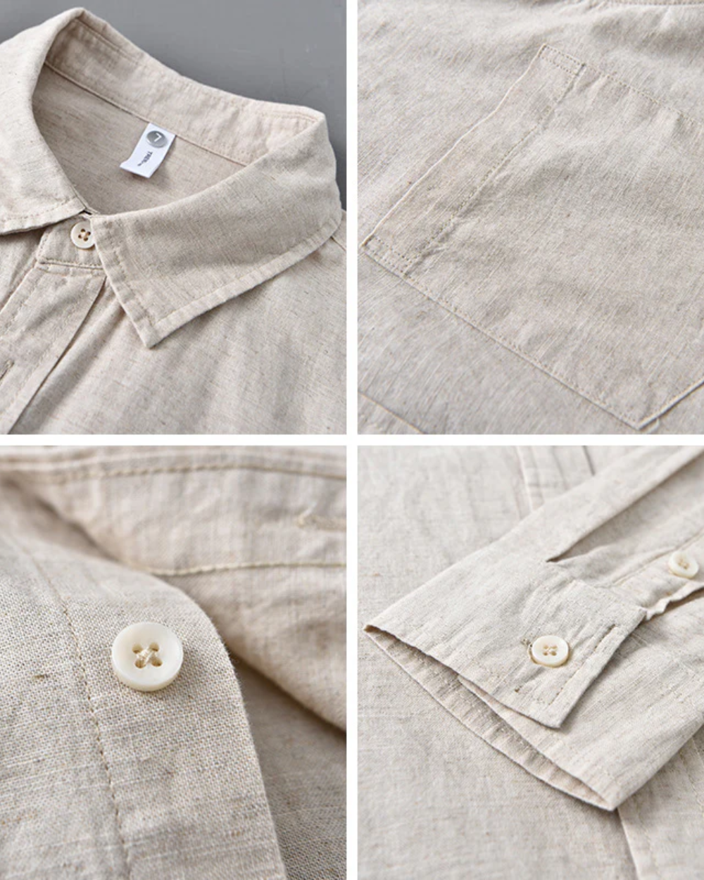 Chemise en lin Doha