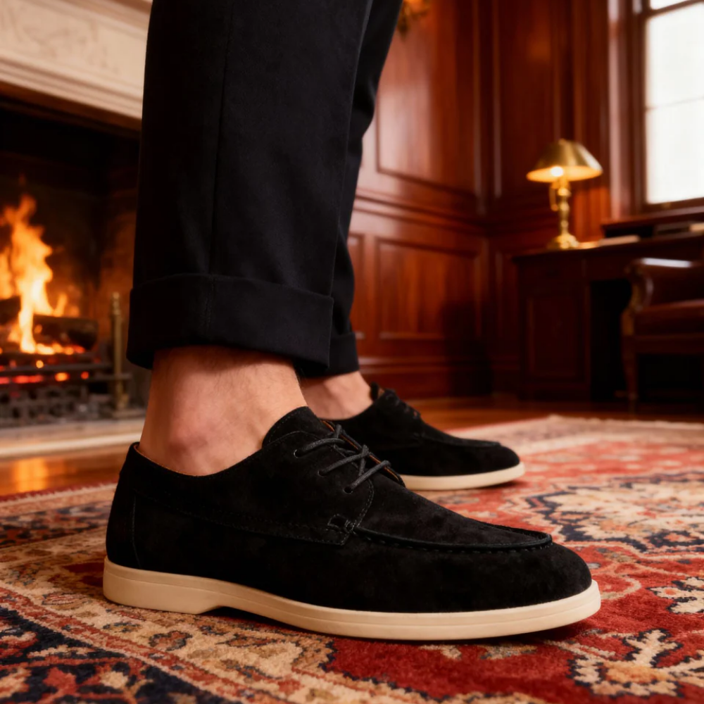 Chaussures élégantes en daim