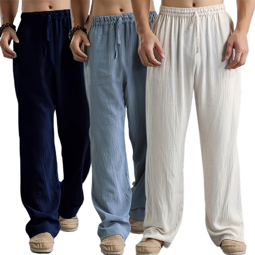 Pantalon en lin respirant