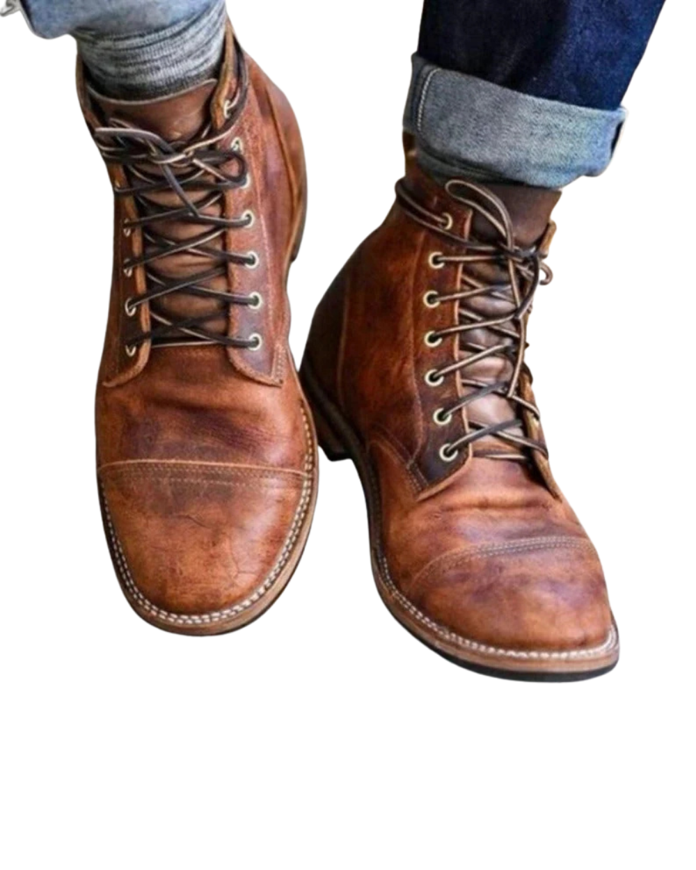 Bottes en cuir Silas