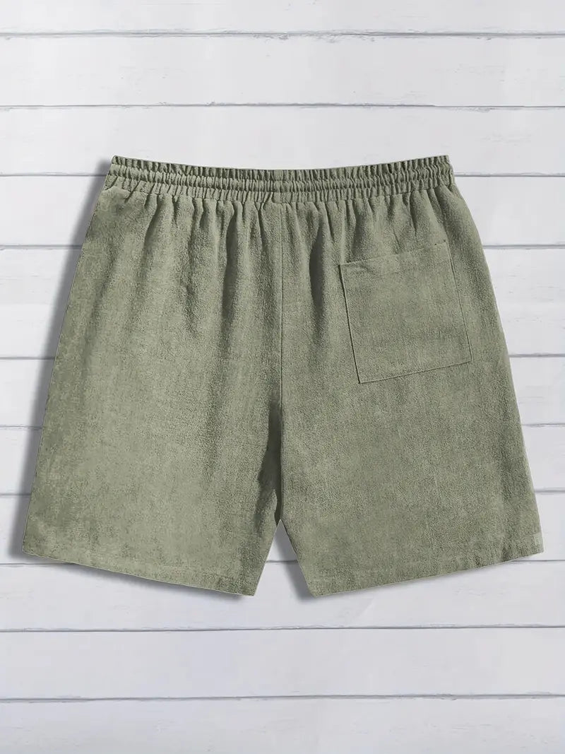 Short en lin décontracté