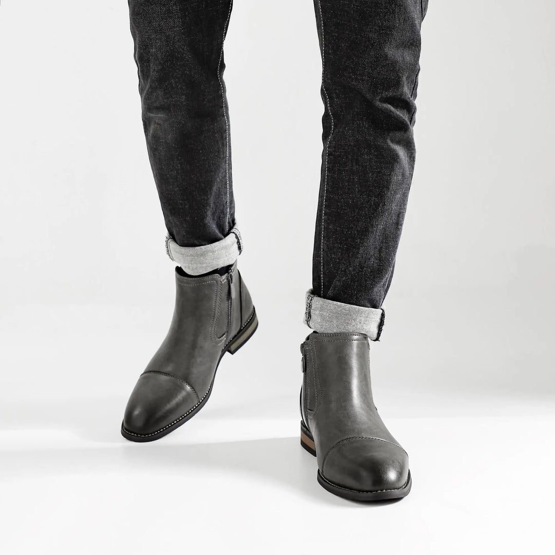 Bottes Chelsea en cuir
