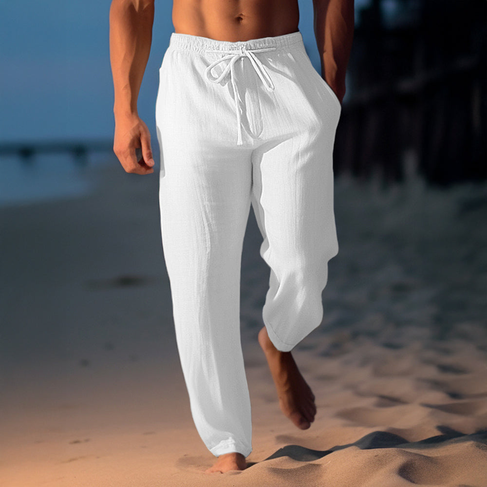 Pantalon en lin Zakynthos