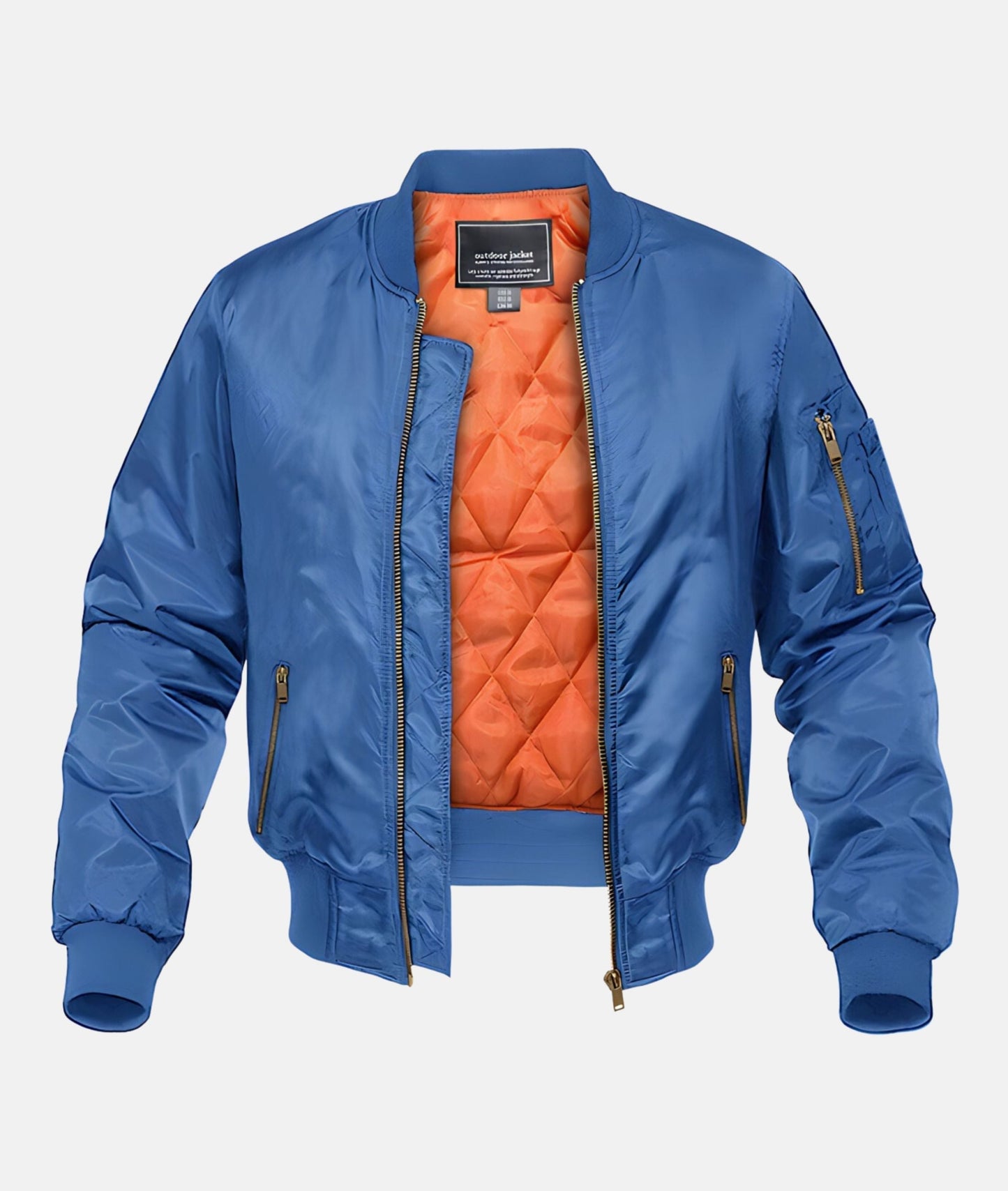 Elégante veste bombardier matelassée