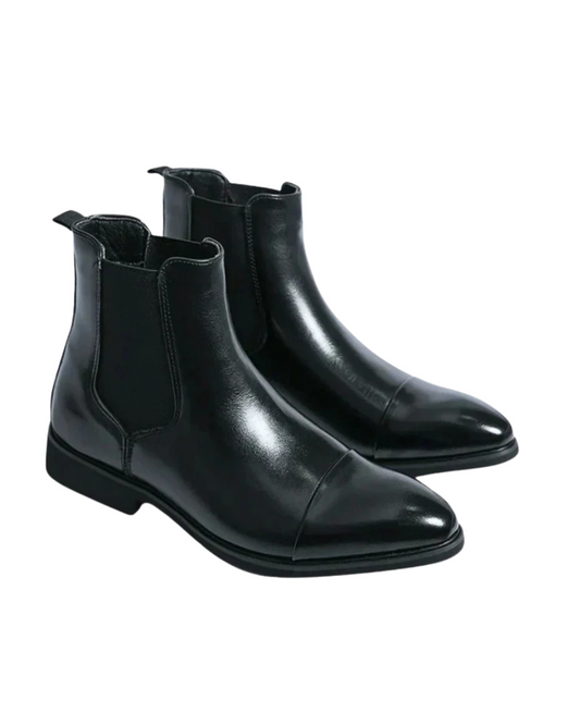 Bottes Chelsea en cuir de première qualité