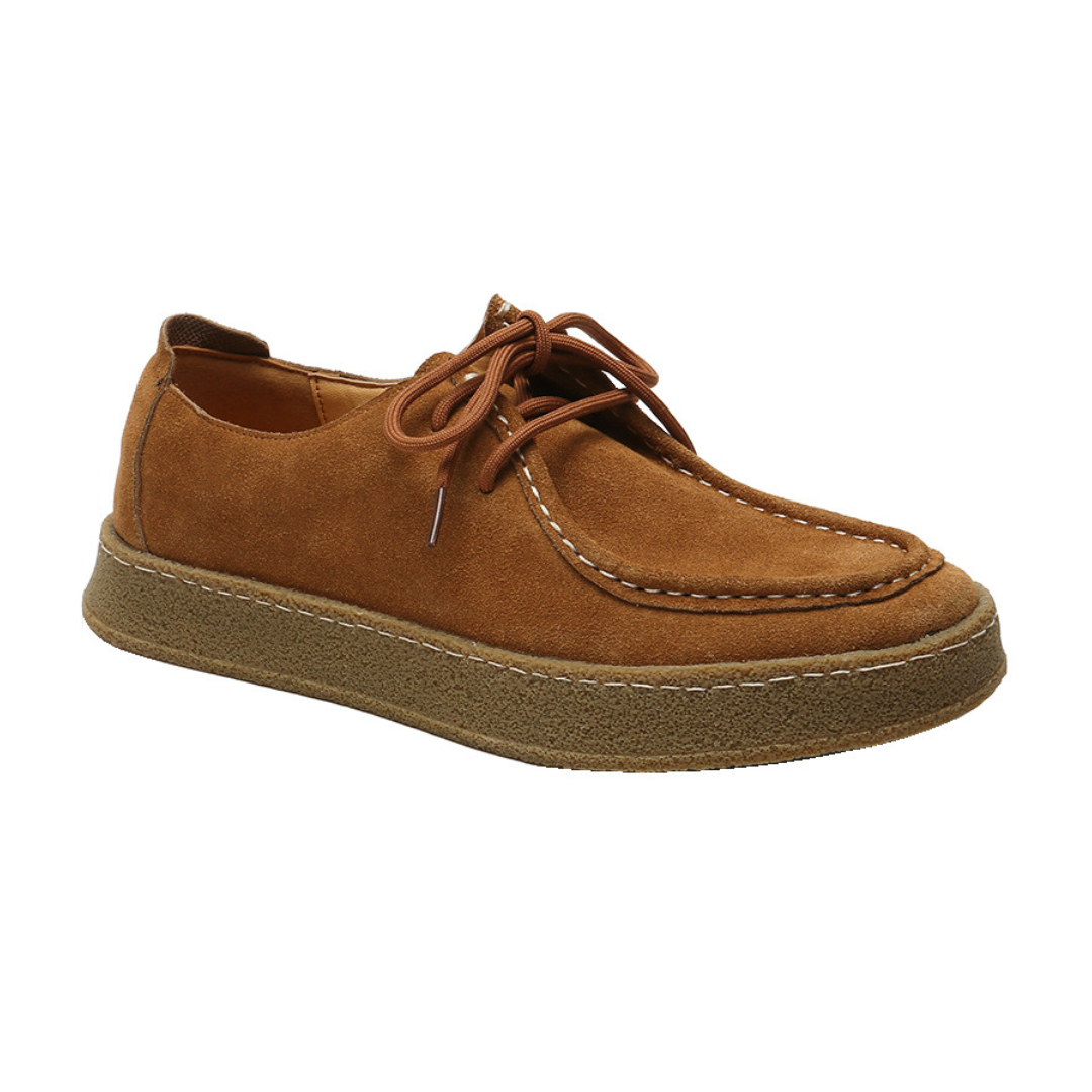 Chaussures de ville décontractées en daim