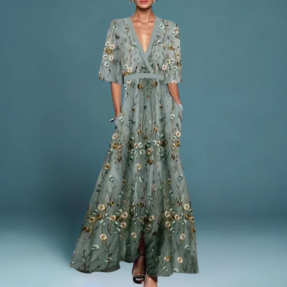 Robe longue élégante de Florence