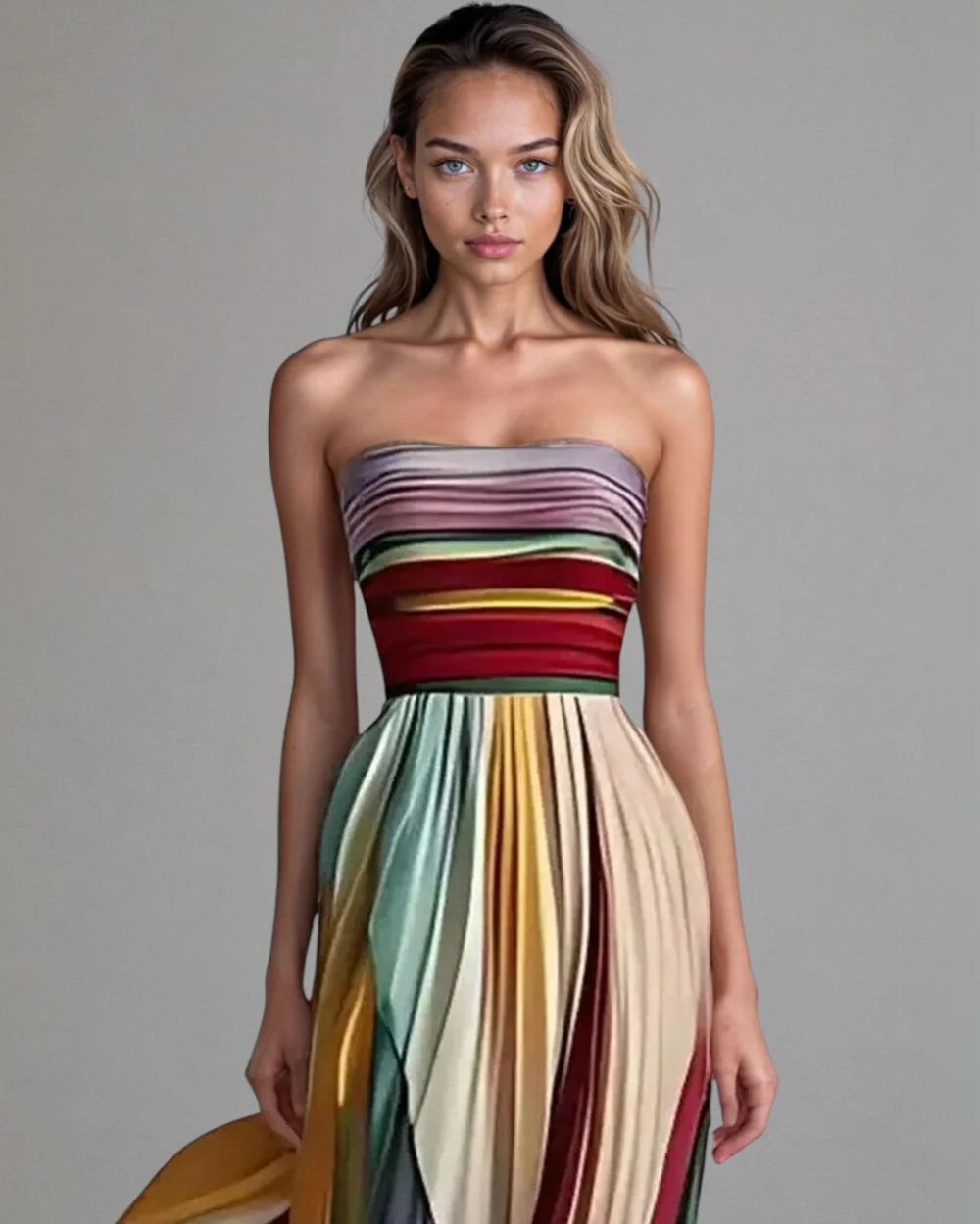 Robe élégante sans manches
