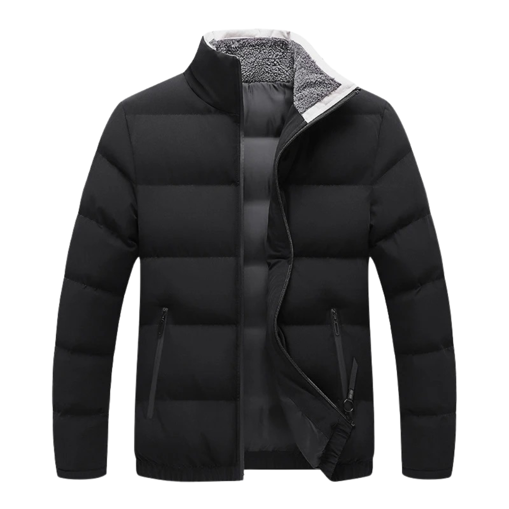 Veste d'hiver à col montant