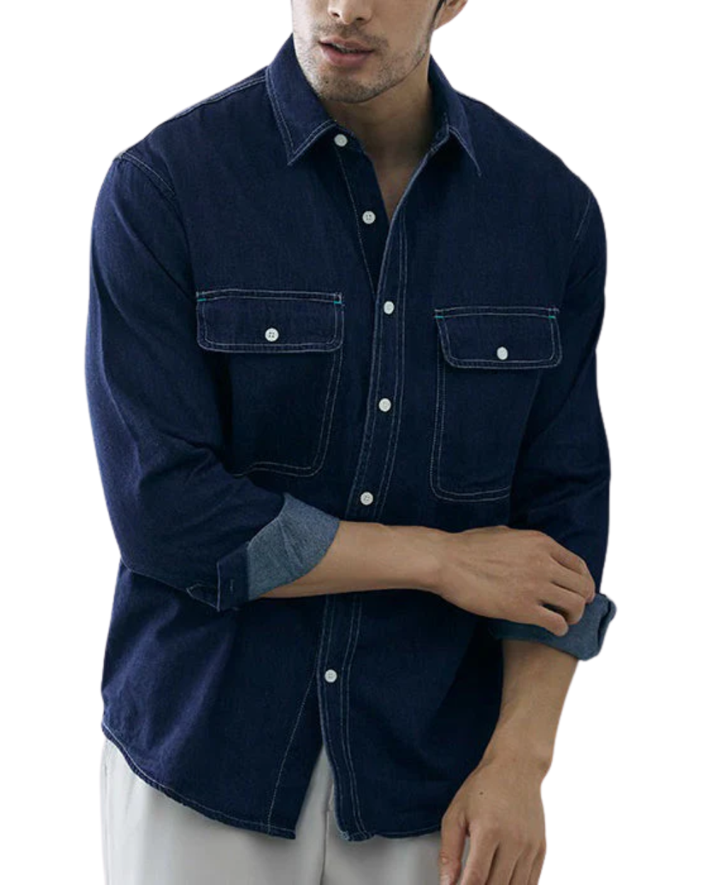 Chemise en jean classique