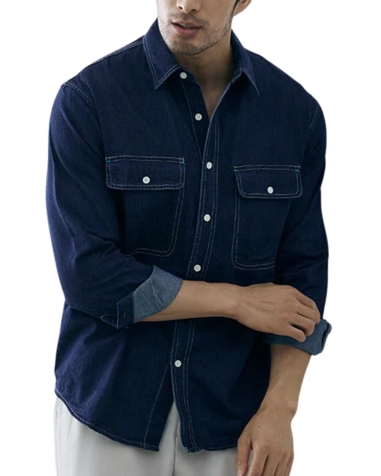 Chemise en jean classique