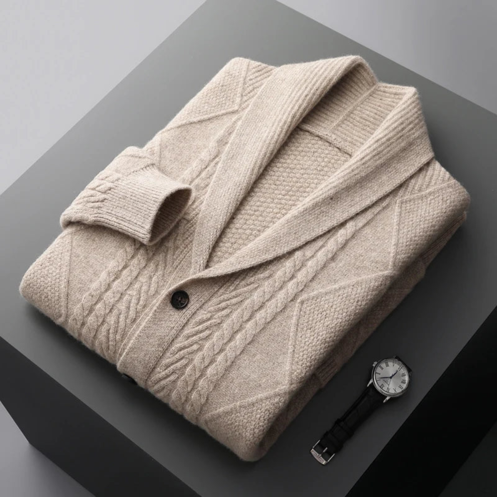 Cardigan en laine mérinos Savoca