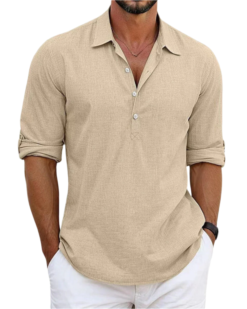 Chemise en lin de qualité supérieure