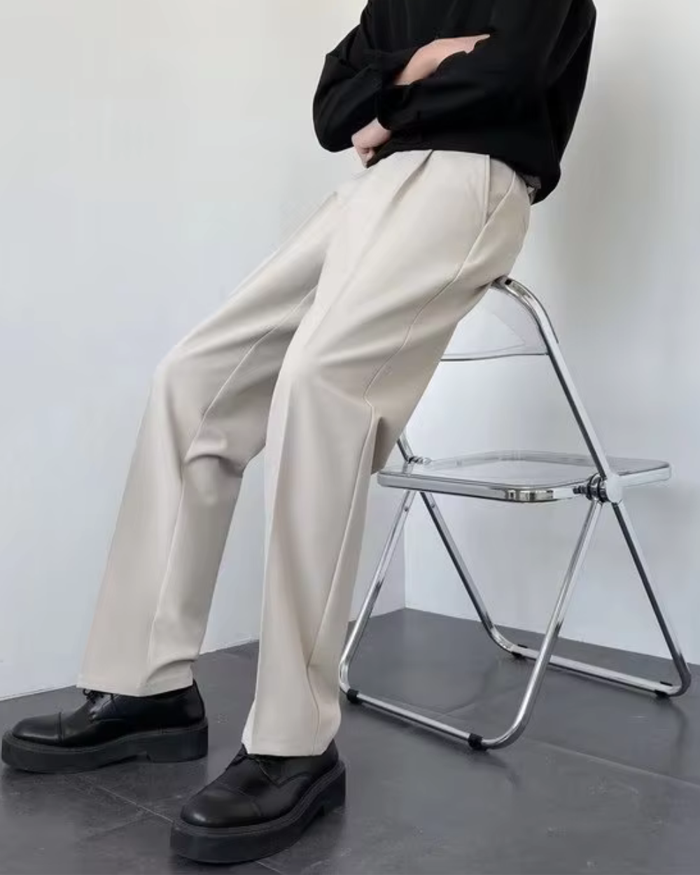 Pantalon large Milan