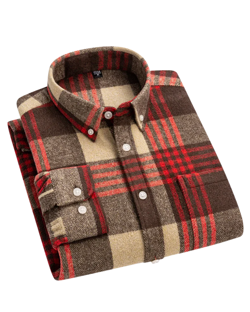 Chemise en coton à carreaux