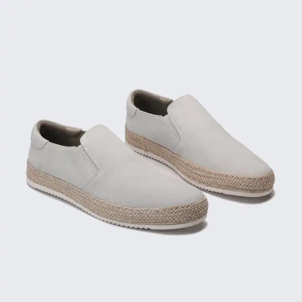 Mocassins d'été en daim