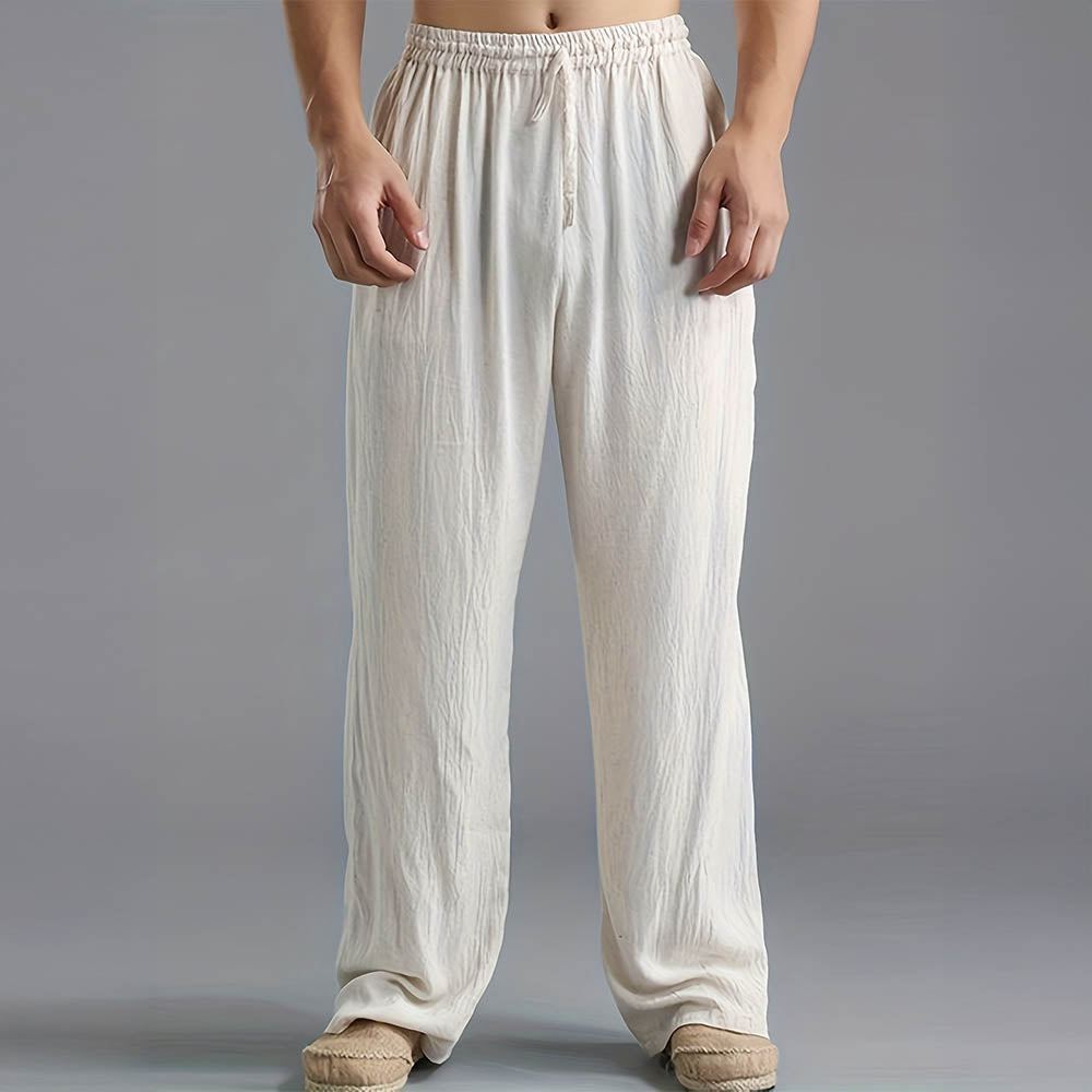 Pantalon en lin respirant
