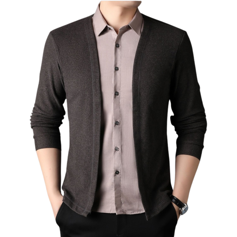 Chemise et cardigan 2 en 1