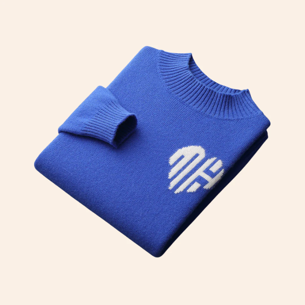 Bora Bora - Pull à cœur en cachemire
