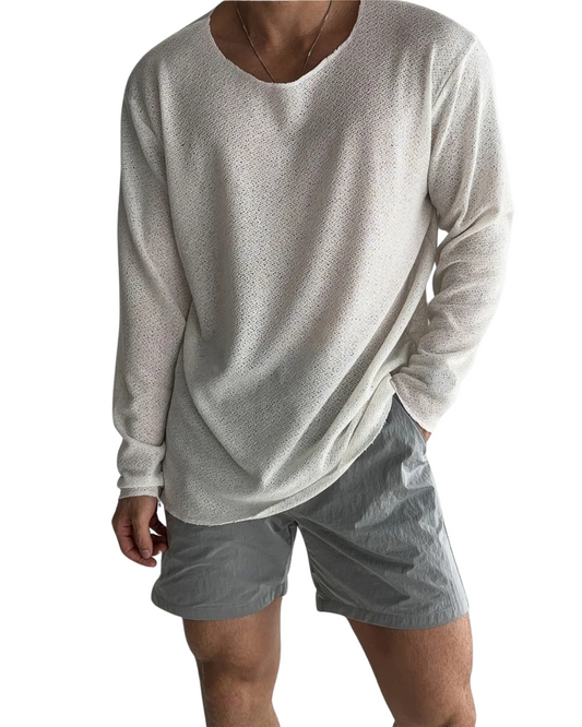 T-shirt en tricot décontracté