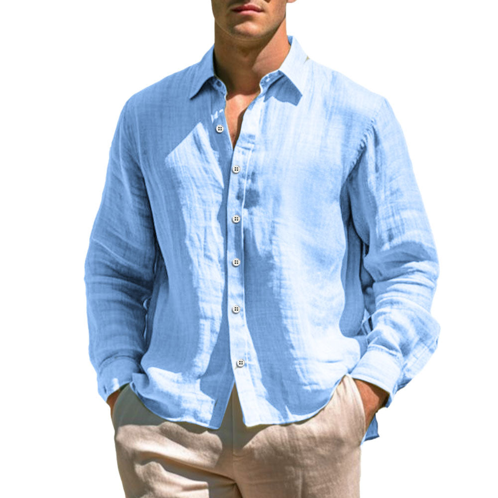 Chemise décontractée en lin
