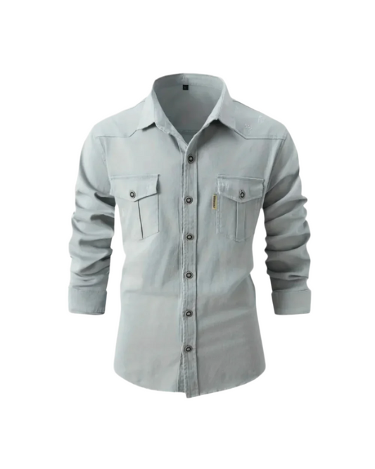 Chemise en jean décontractée