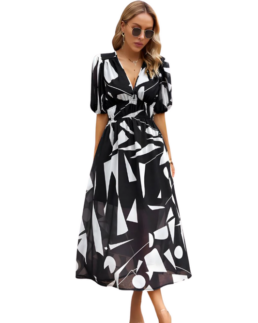 Robe longue élégante de Venise