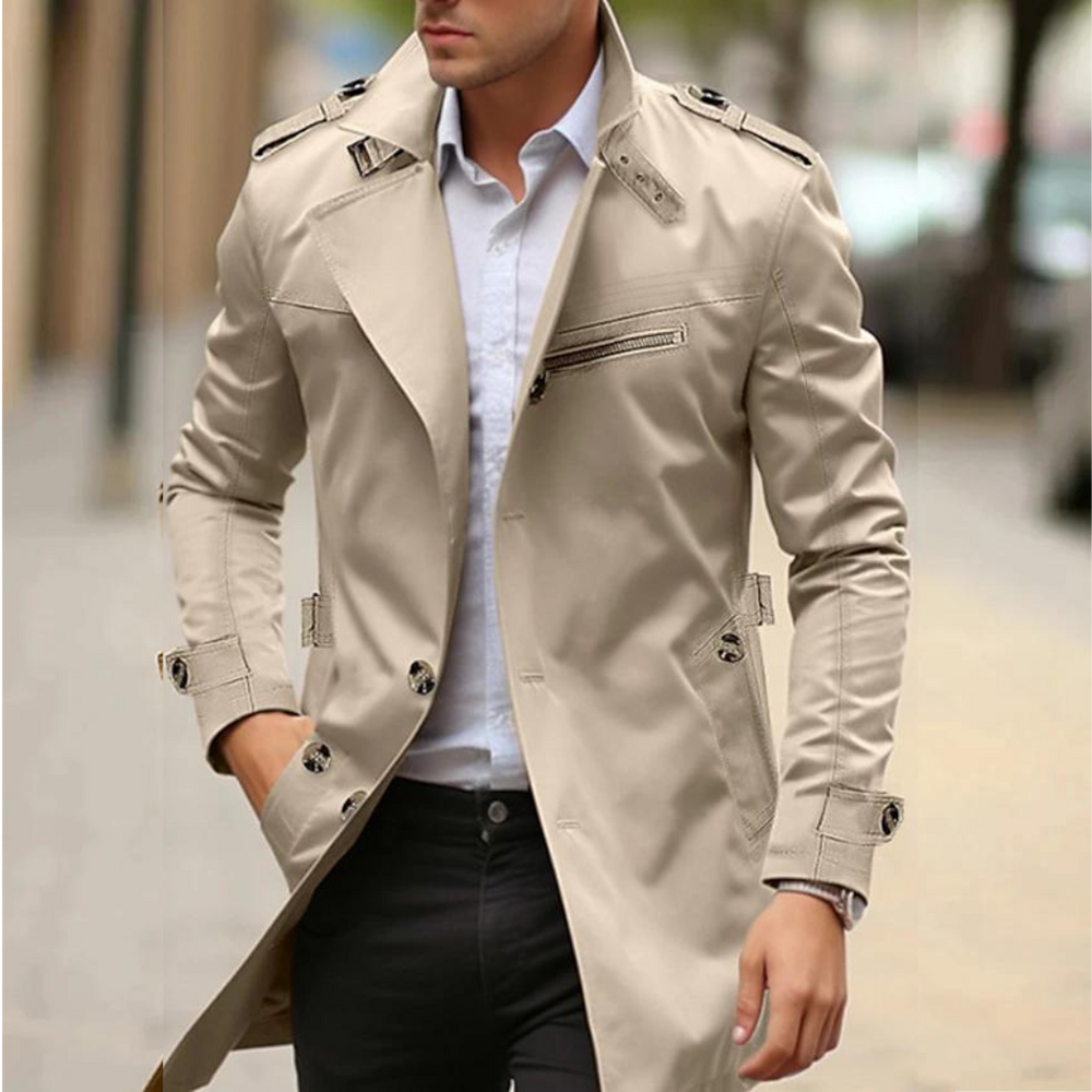 Trench-coat élégant pour hommes