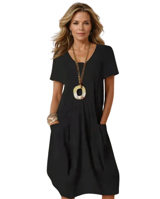 Robe élégante avec prise de ventre