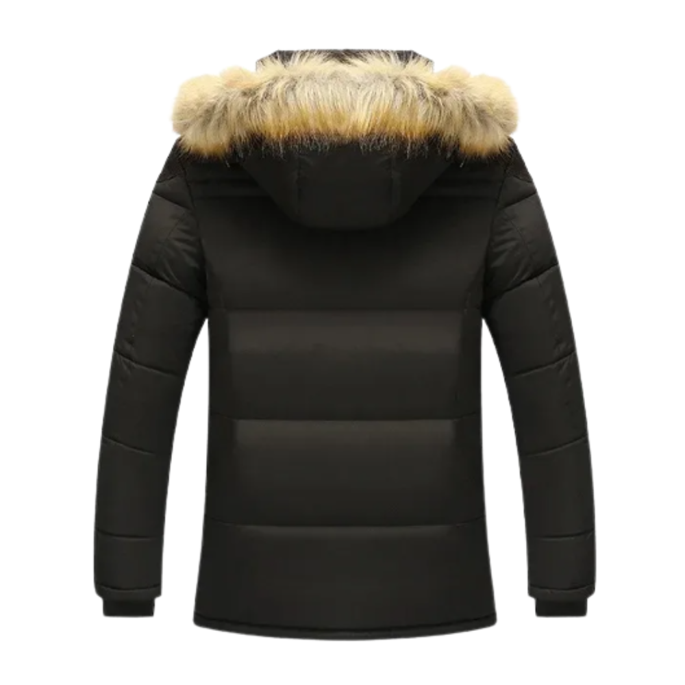 Veste d'hiver élégante en polaire matelassée