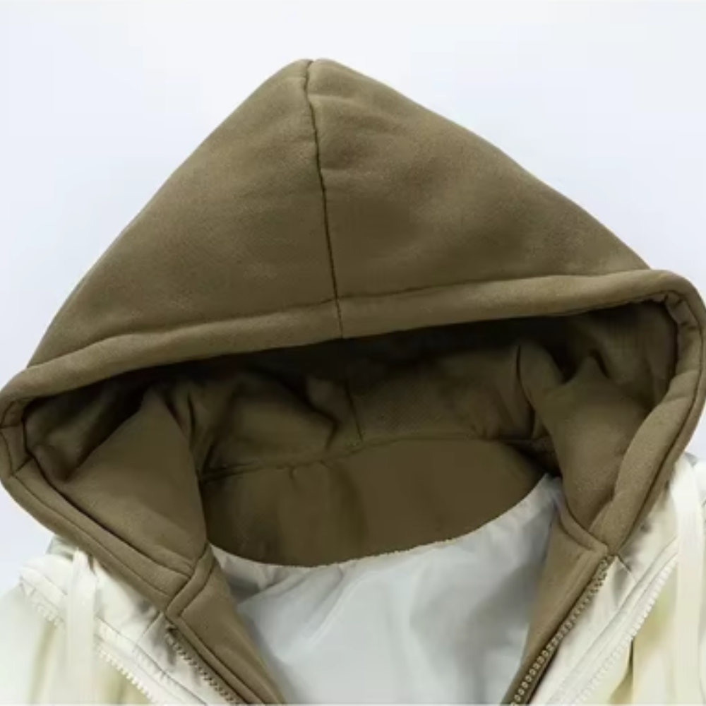 Élégante veste polaire matelassée