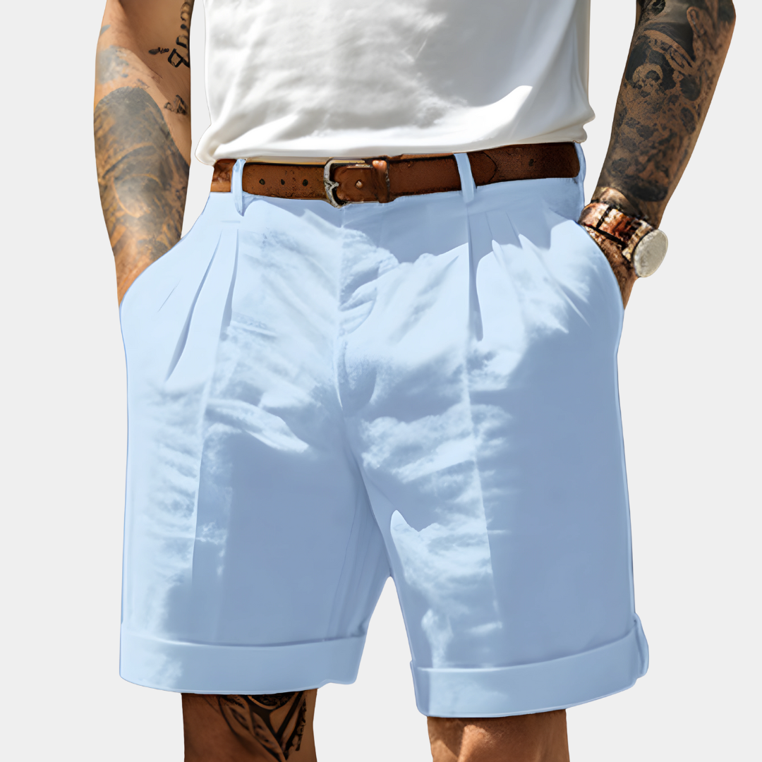 Short en coton décontracté