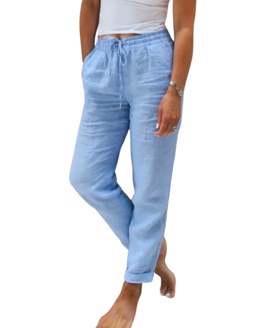 Pantalon de lin confortable