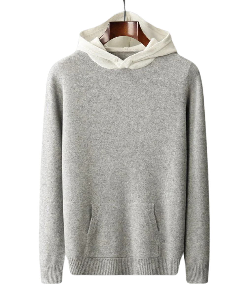Pull à capuche en laine mérinos Nova