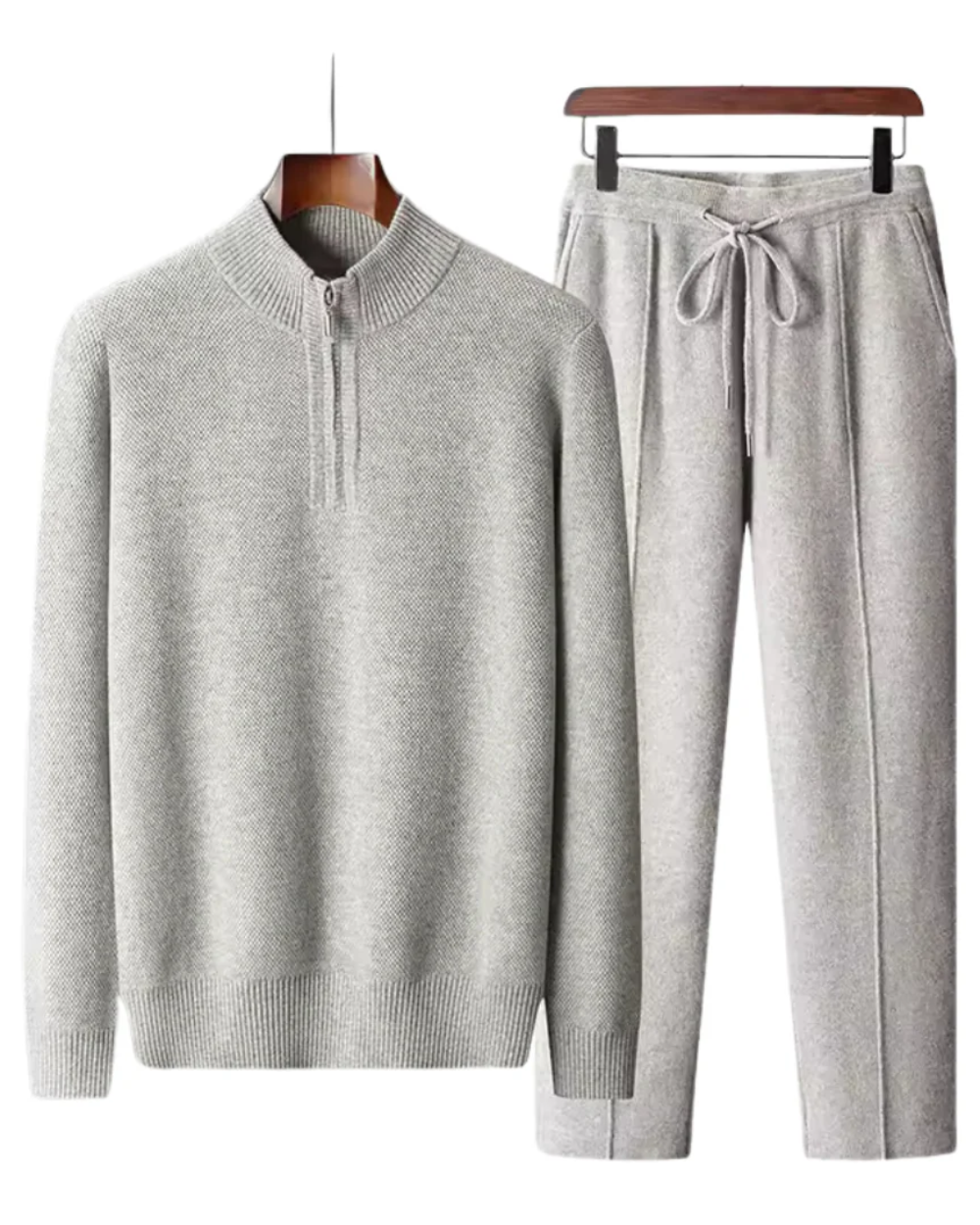 Tracksuit zippé en laine mérinos Taormina