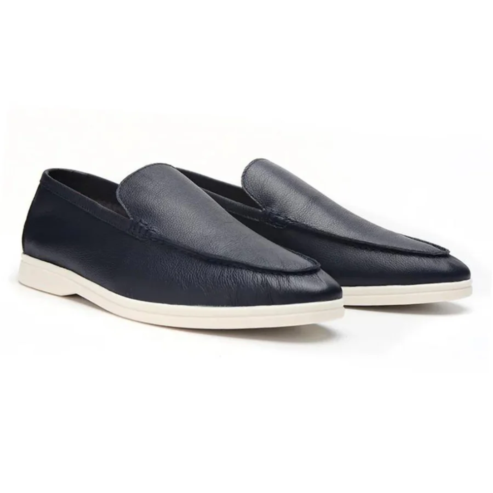 Mocassins en cuir de vache
