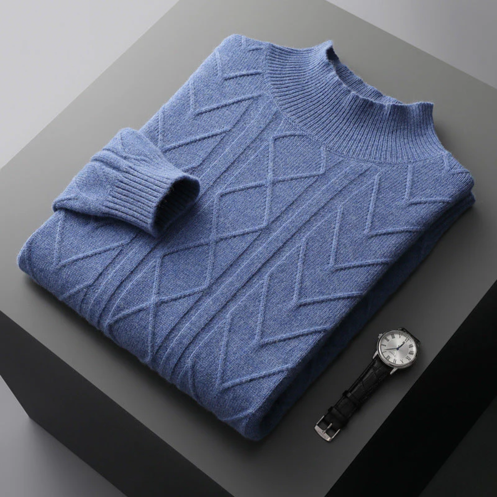 Mizar - Pull en cachemire à motifs