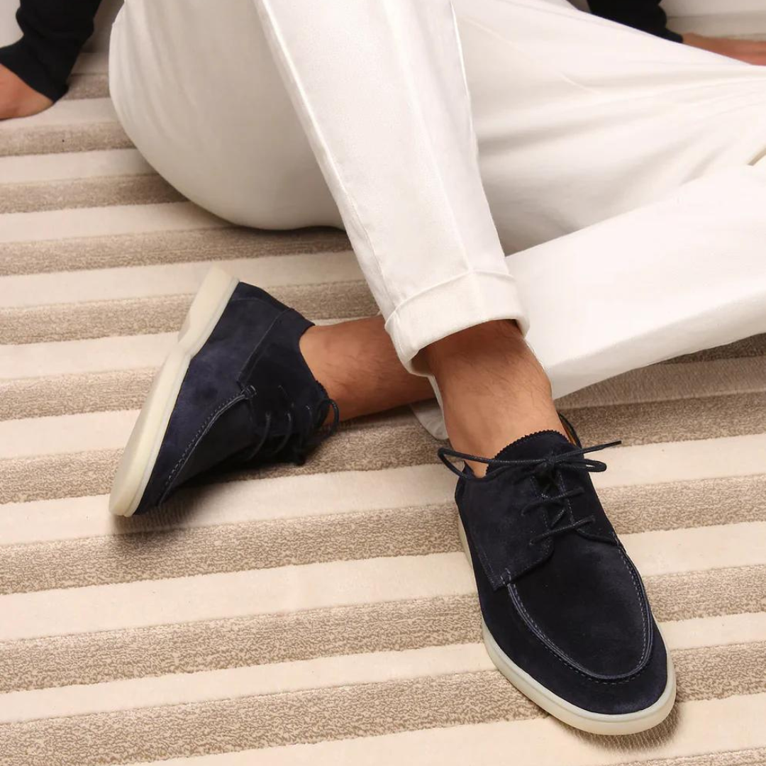Chaussures d'affaires en daim