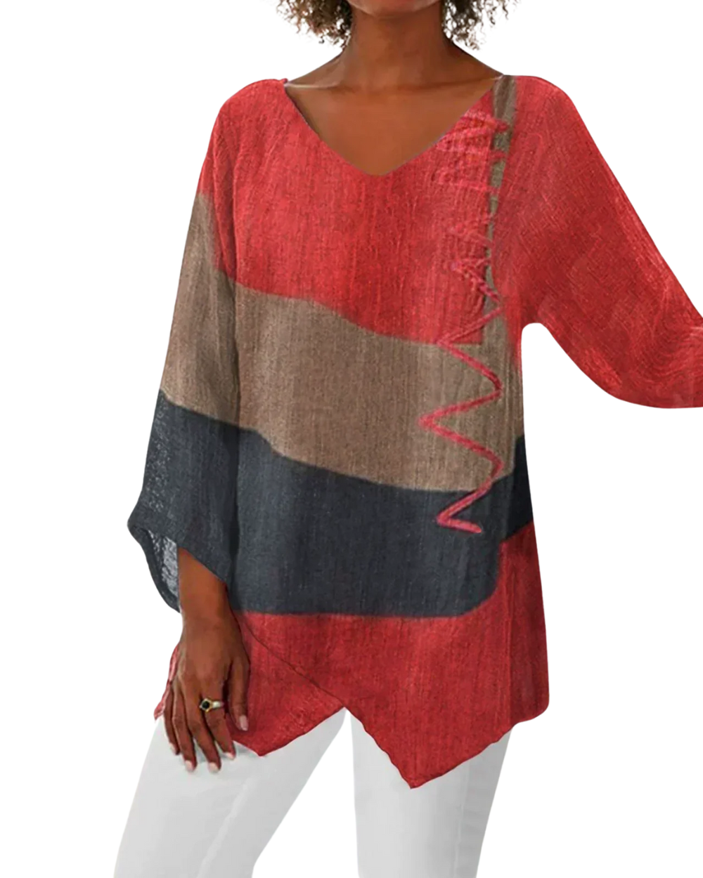 Elegant Women's V-Neck Top