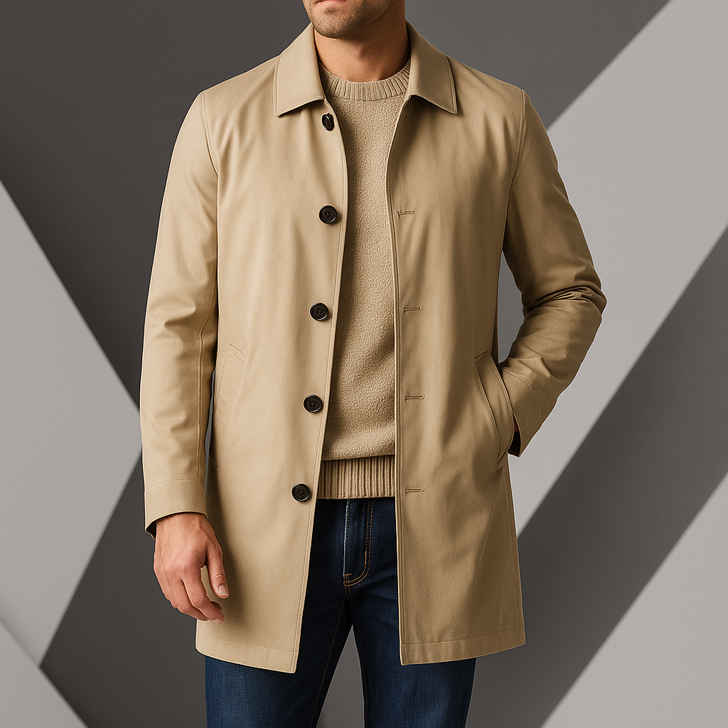 Trench-coat élégant pour hommes