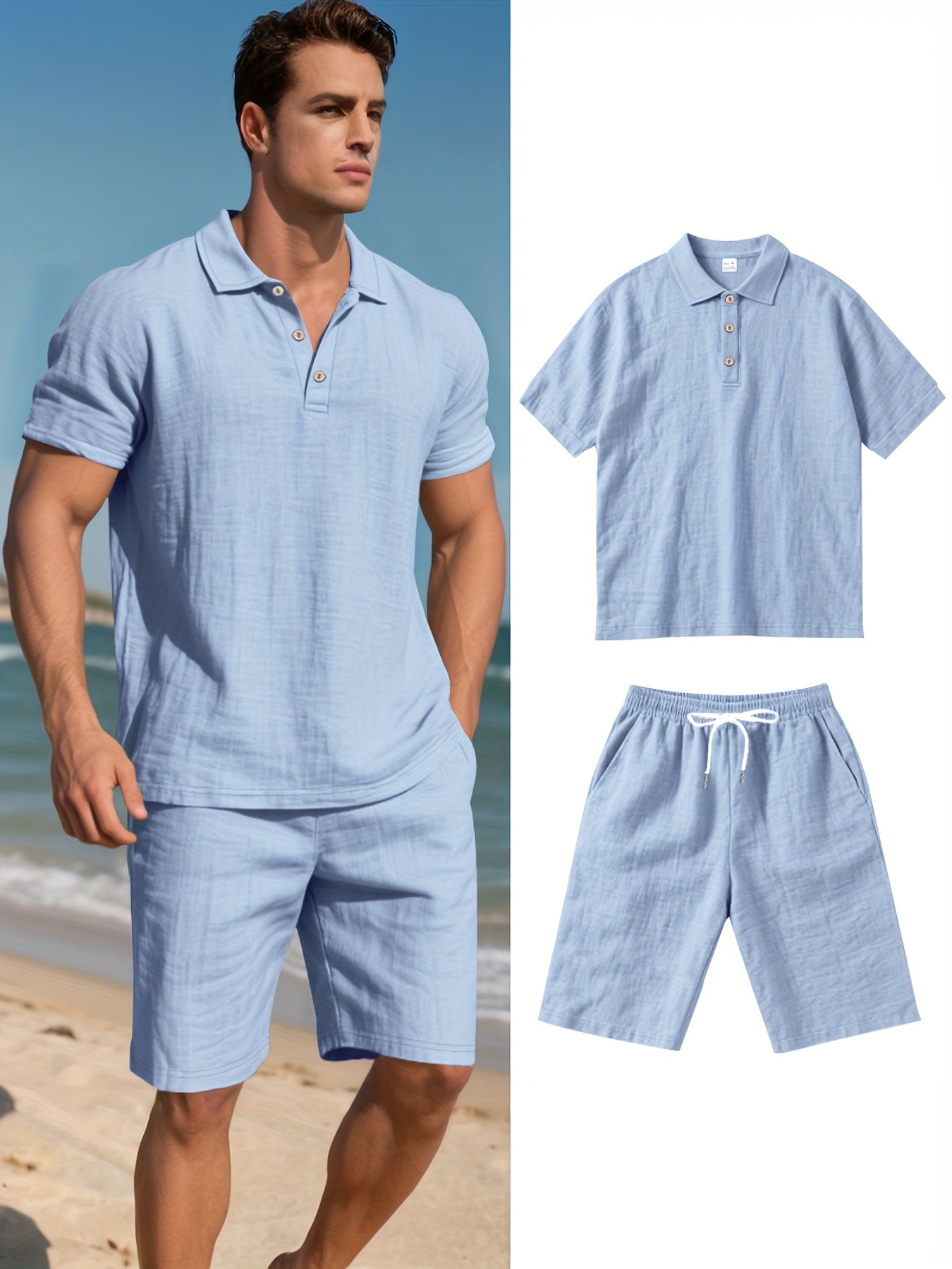 Ensemble pour hommes en lin