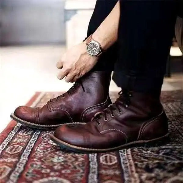 Bottes en cuir Silas